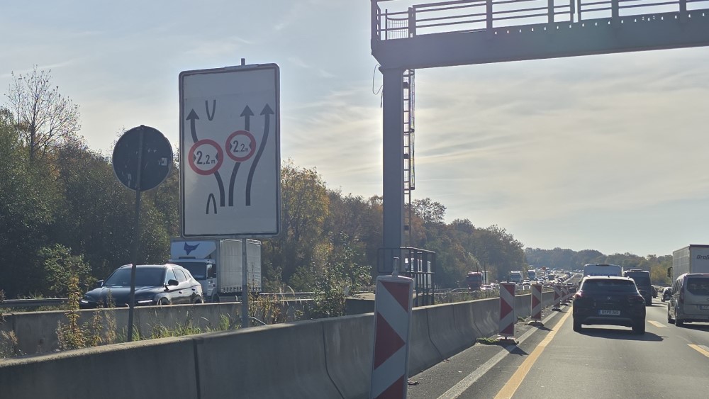 Boetes voor de linkerrijstrook in Duitsland.